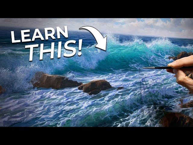 Livestream! Painting a Breaking Wave - Seascapes Techniques in Oils