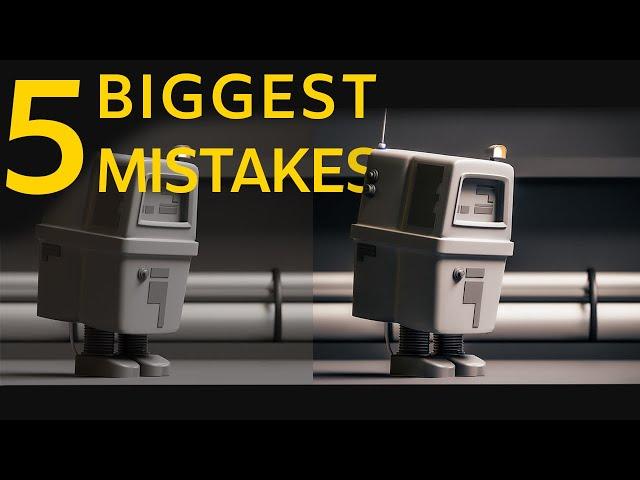 The 5 Biggest Mistakes of A Beginner 3D Artist