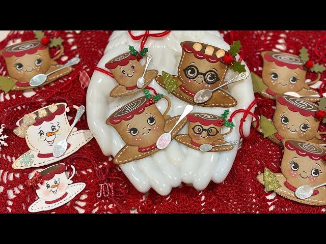 Hot Coffee/Cocoa Tags Tutorial ( from #satmornmakes Year 4 - Ep23-2024)