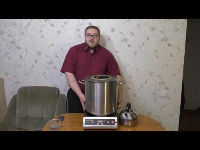 Индукционная плита 3,5 КВт Gastrorag TZBT350A с отключаемым таймером. Испытания. (Extended Cut)