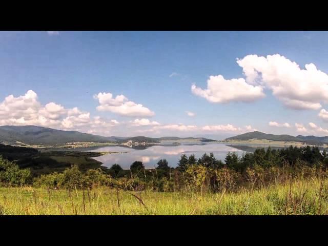 Beautiful and tranquil Batak Lake in the Rodopi Mountains.