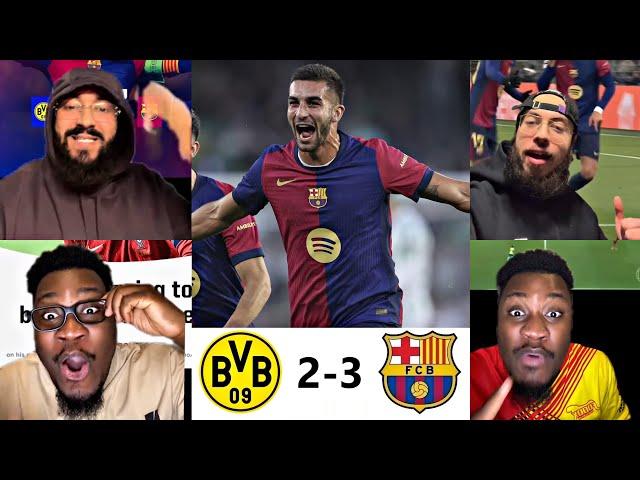 LES RÉACTIONS : Le Barça s'impose 3-2 face à Dortmund grâce à un doublé de Torres