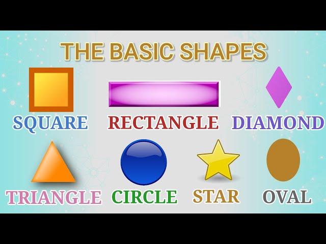 The Basic Shapes || Kindergarten Lessons || Math for Kids Episode 1.1