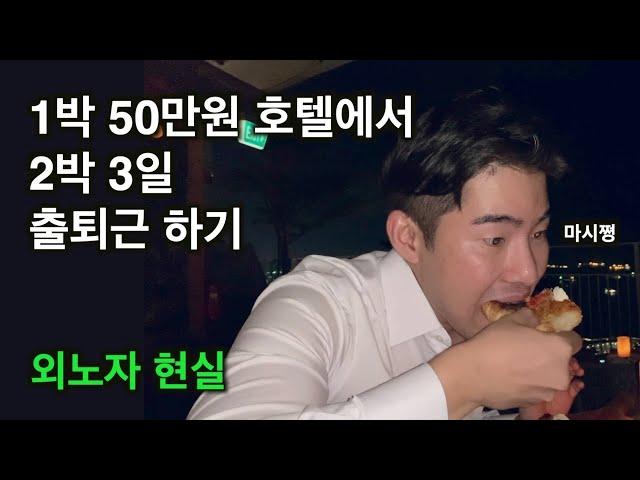 마리나베이샌즈 호텔 2박 3일 오피스 출퇴근 (feat. 싱가포르, 외노자, 경영컨설팅)