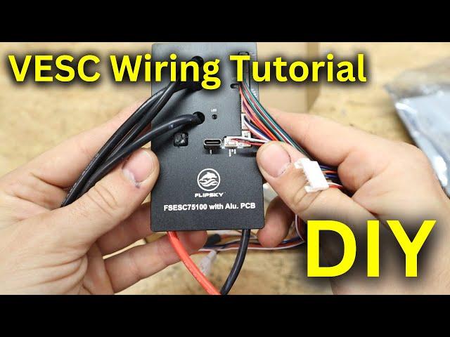 How to:  VESC / Flipsky Wiring Tutorial!