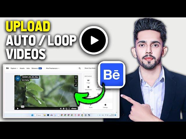 How to Upload Auto/Loop Videos On Behance Projects (2024 Updated Way)