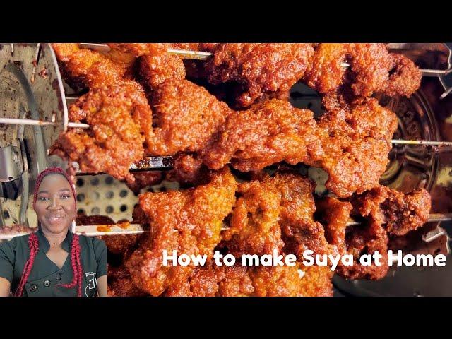 HOW TO MAKE SUYA AT HOME | ABOKI STANDARD SUYA RECIPE AT HOME | HOMEMADE SUYA