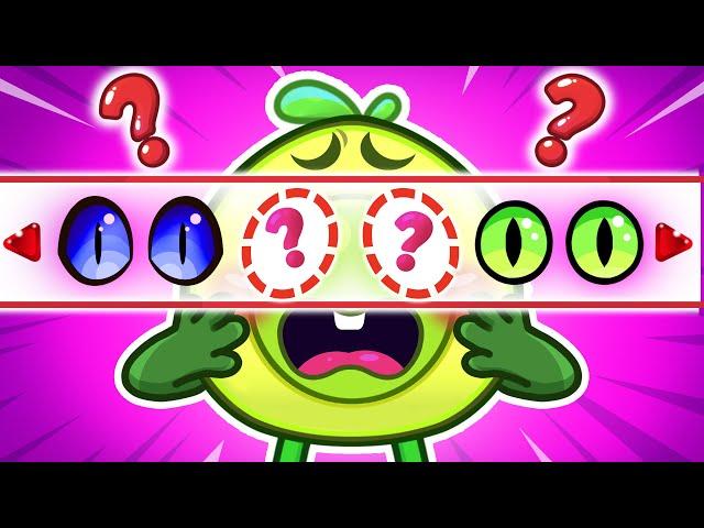 Where Are My Eyes?! | Funny Kids Cartoons and Nursery Rhymes Songs