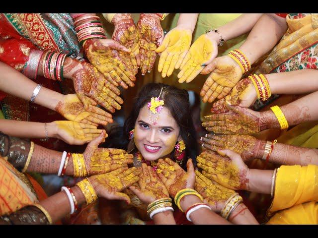 Joyful Bride Khushboo Haldi Ceremony  Traditional Indian Wedding Rituals #haldicermony #viralvideo