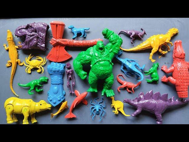 Dinosaurus Jurassic World Dominion:T-Rex, Siren Head, Kingkong, Giganotosaurus, Skibidi, Spinosaurus