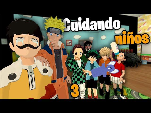 CUIDANDO NIÑOS con NARUTO y VITT 3 | VrChat