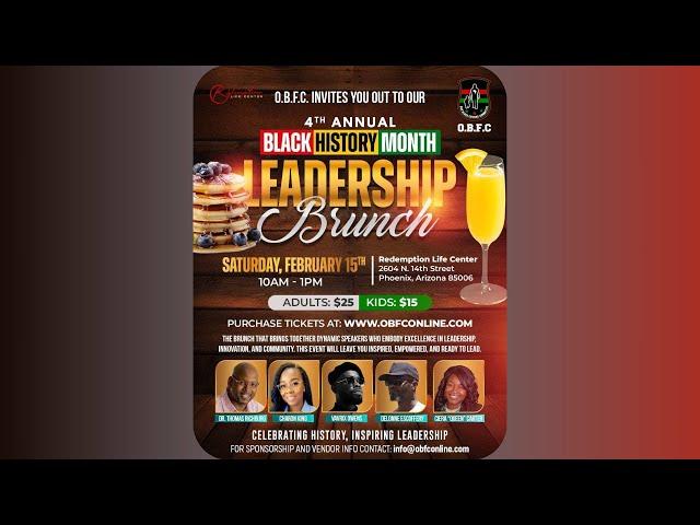 OBFC Presents the 4th Annual Black History Month Leadership Brunch