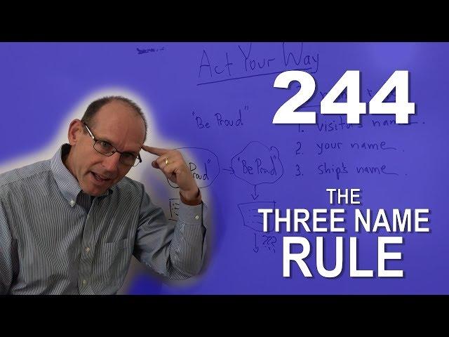 The Three Name Rule - Leadership Nudge #244