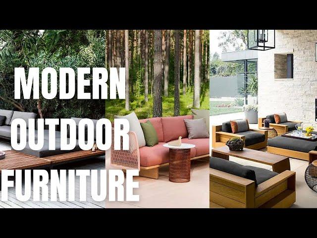 Modern Outdoor Furniture Ideas. Furniture Design for Outdoor Sitting Area.