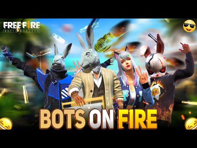 BOTS OF FIRE || SR OP Freefire Funny Video @SRMINT482