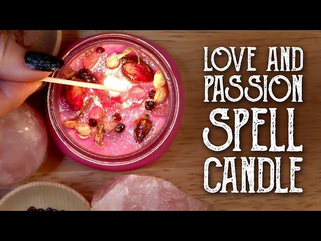 Love and Passion Spell Candle Recipe - Candle Magic - Color Magic - Witchcraft - Magical Crafting