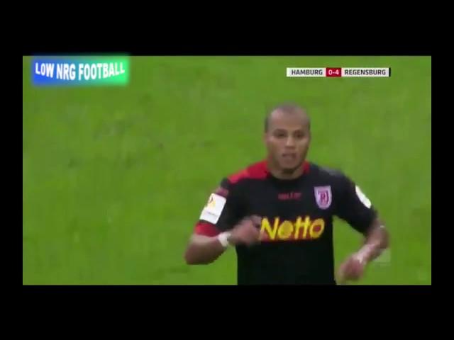 Jann George Goal - Hamburger SV 0-5 Jahn Regensburg - 09/23/2018