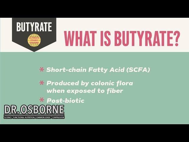 Butyrate: The missing link to optimal gut health and immunity!