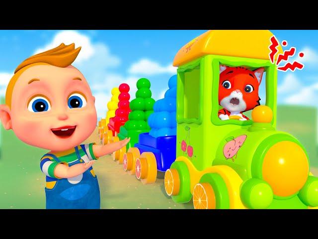 PussyCat - The Muffin Man - Train Song | Super Sumo Nursery Rhymes & Kids Songs