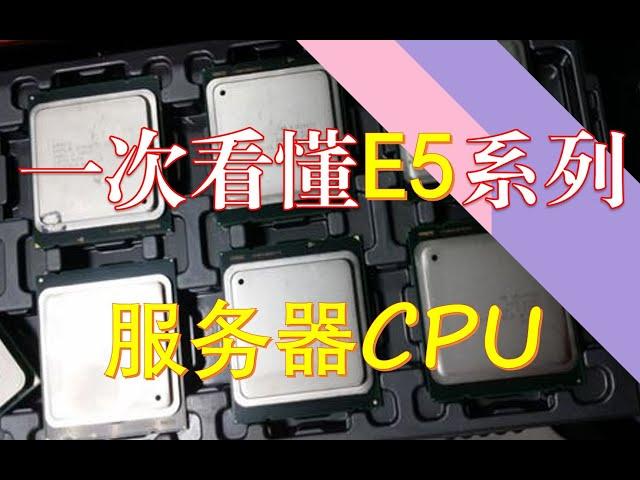 【CPU】垃圾佬必备！志强E5洋垃圾CPU怎么选？看完就懂了。【最穷装机哥】