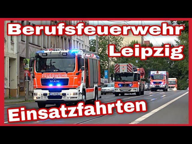 EINSATZFAHRTEN Berufsfeuerwehr LeipzigSonderfahrzeugeHubsteiger️Wechsellader und MEHR