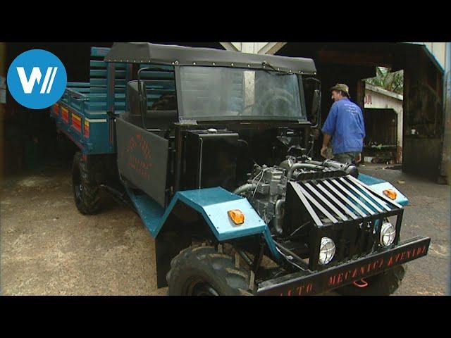 Amazonas: Autos aus Schrott bauen
