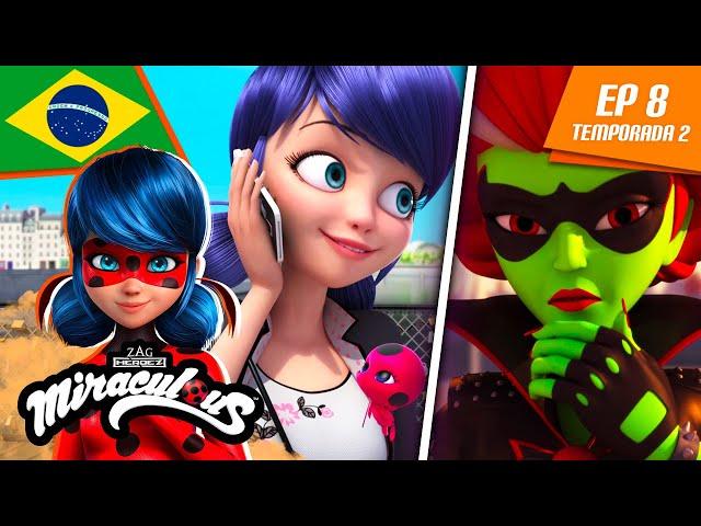  MIRACULOUS |  BEFANA  | Episódio completo ▶️ Temporada 2 Ep 8 | Português BRASIL 