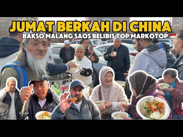 BULE & WARGA CHINA SUKA SEKALI MAKAN BAKSO MALANG DI JUMAT BERKAH MAKIN MAKNYOS ADA SAMBAL BELIBIS