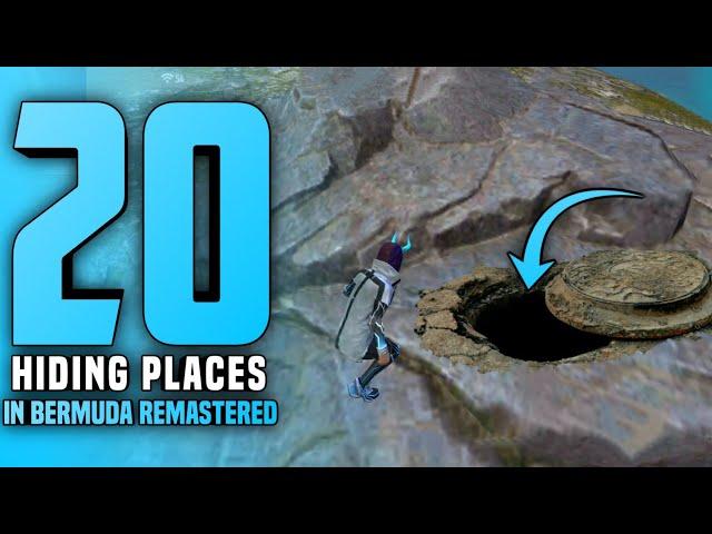 Top 20 New Hidden Places In Bermuda Remastered | Free Fire Secret Places In Bermuda 2.0