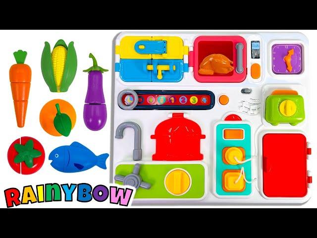 Kids, Discover Common Food Words with a Toy Kitchen Playset