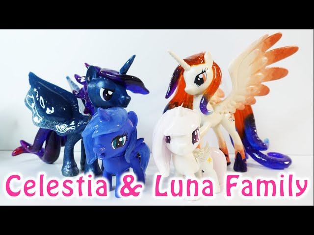 Princess Celestia and Luna Family Custom Pony - MLP Compilation