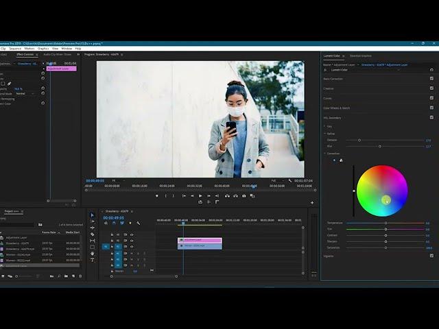 Color luts grading Hollywood Look  DI color correction Premiere pro