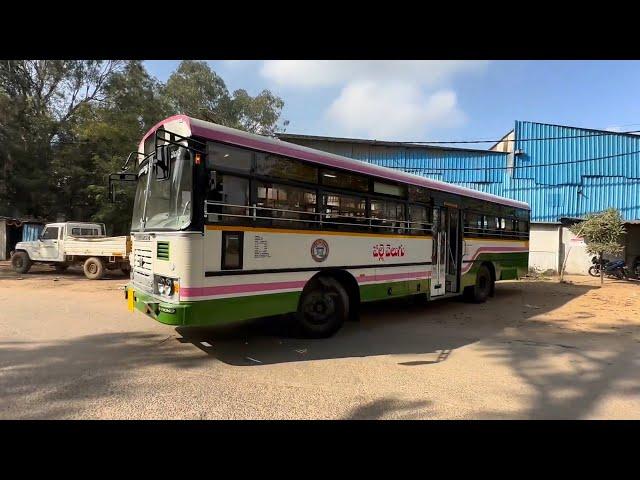 Taking TSRTC  Palle Velugu Bus Delivery