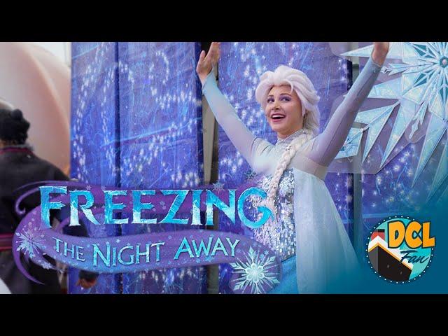 Freezing The Night Away - Frozen DISNEY WONDER Deck Party with Anna, Elsa, Kristoff & Olaf