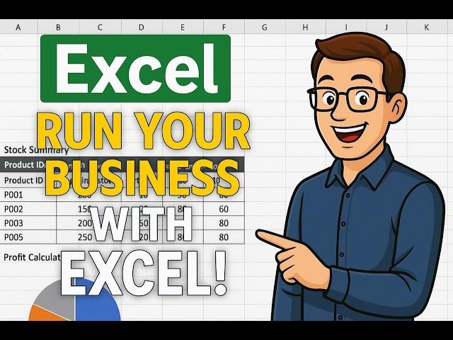 How to Run a Small Business Using Excel | Track Inventory, Sales & Profit Step-by-Step #excel