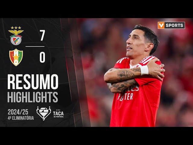 Resumo: Benfica 7-0 Estrela Amadora (Taça de Portugal 24/25)