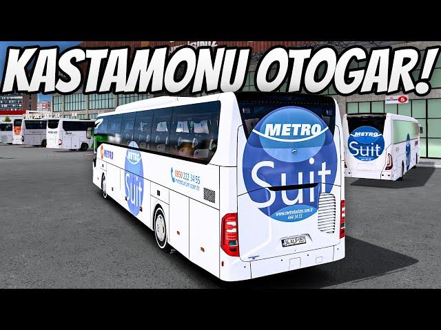 MERCEDES TOURISMO İLE KASTAMONU SEFERİ !!! - ETS 2 TÜRKİYE HARİTASI GERÇEK YOLLAR MODU