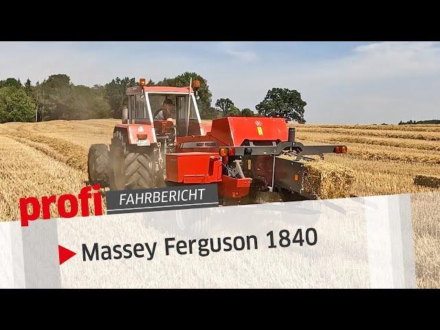 Massey Ferguson Hochdruckpresse 1840 | profi #Fahrbericht