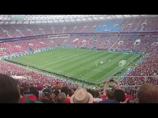 Ronaldo free kick for Portugal in World Cup 2018 against Morocco