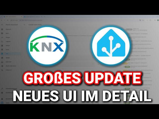 KNX Update - KNX Entitäten ohne YAML anlegen! - Das UI ist da