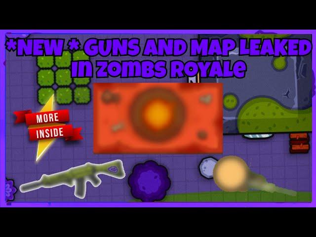 *NEW* GUNS and MAP LEAKED in ZOMBS ROYALE