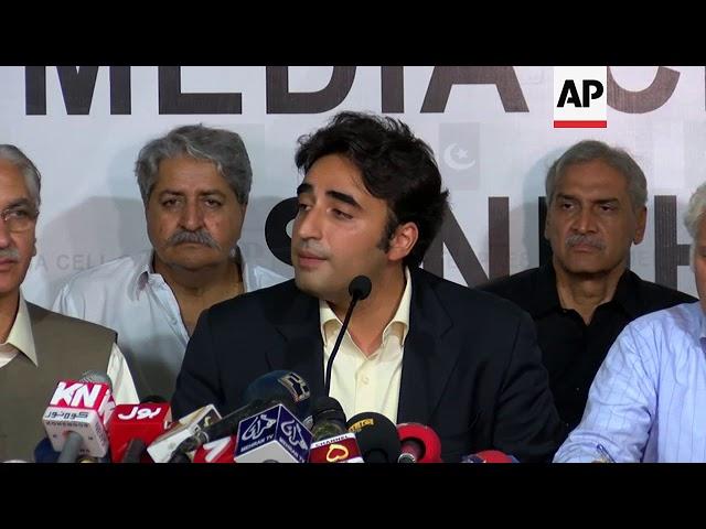 Bilawal Bhutto, son of former Pakistani PM, rejects election results