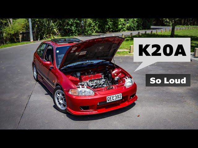 This K20 Swapped EG Civic is the LOUDEST Car I've Driven