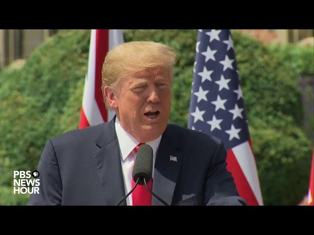 Trump calls Sun interview 'fake news'