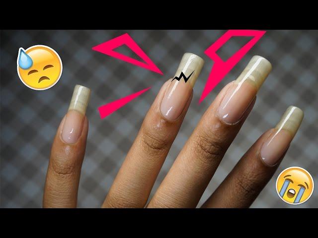 How To Fix a Cracked Nail!  Hairitage93