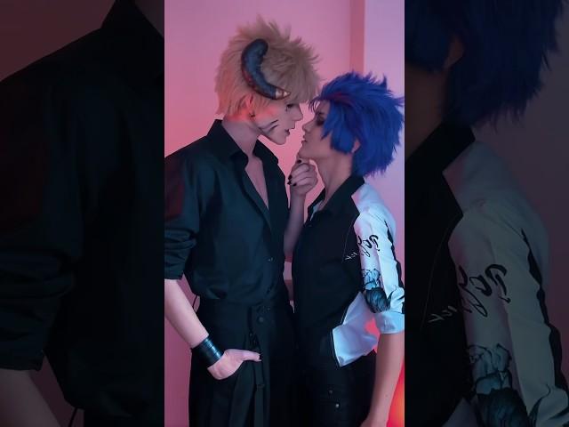 ShinBaku CMV coming soon! With demon Bakugou and Shinsou. @iisadorax #cosplay #bnha #demonbakugou