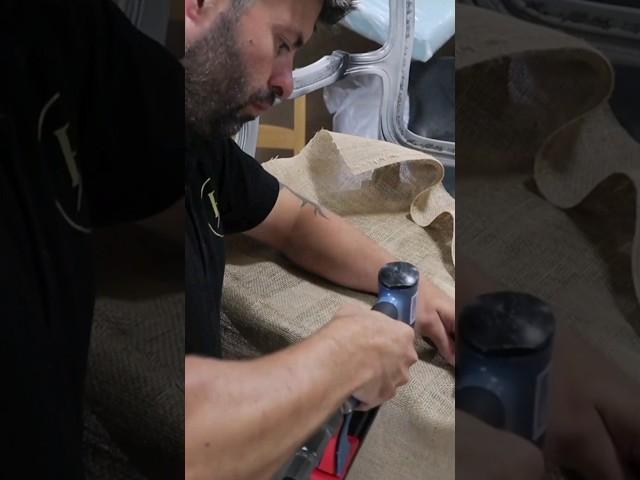 Do you want to learn how to Upholster? Subscribe for more updates soon! #howto #upholstery