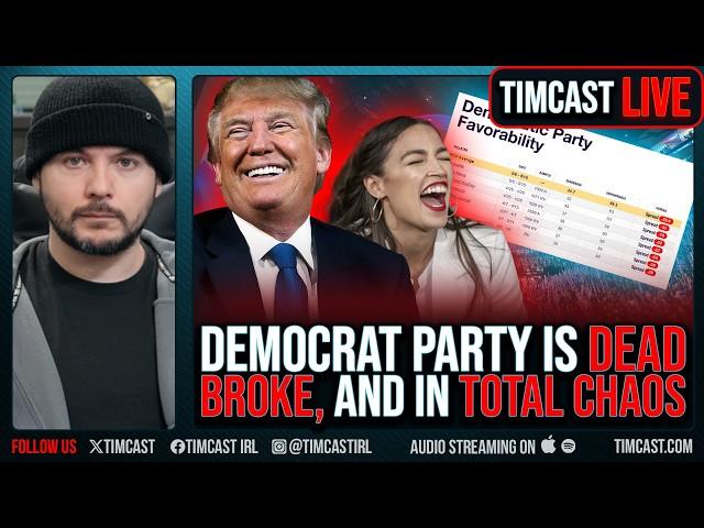 Democrats ARE BROKE, Party Donors FLEE As Approval Hits RECORD LOW