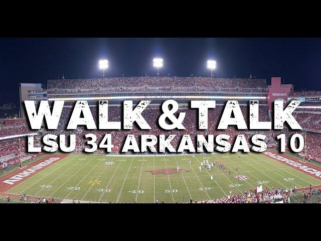 WALK & TALK: LSU 34, Arkansas 10