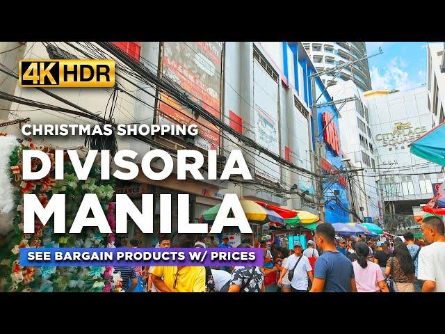 Discover How Filipinos Shop During Christmas! | DIVISORIA MANILA Bargain Hunting Tour | 168 Mall